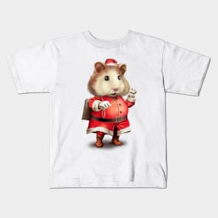 SANTA HAMSTER Kids T-Shirt